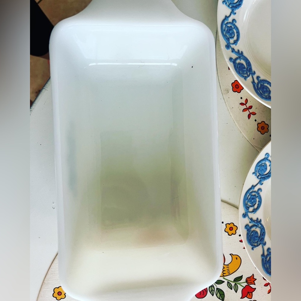 💙VINTAGE 1960’s 1970’s DINNERWARE PLATES BOWLS AND MILK GLASS BAKEWARE - Picture 10 of 10